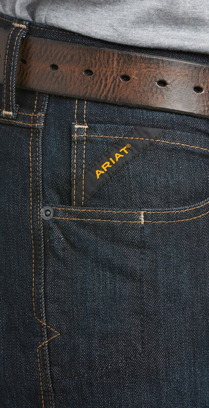 Rebar M5 Straight DuraStretch Basic Double Front Stackable Straight Leg Jean 02